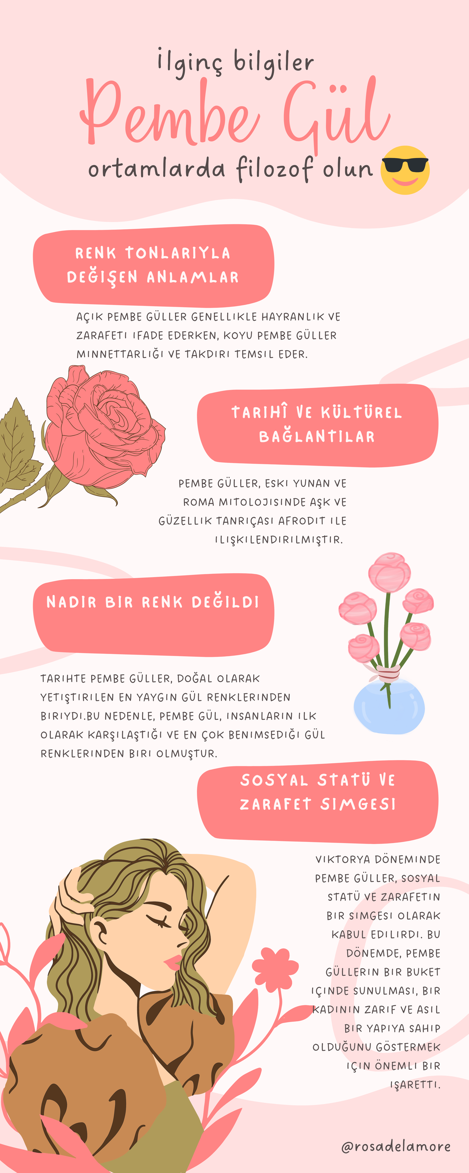 Pembe Gül Anlamı